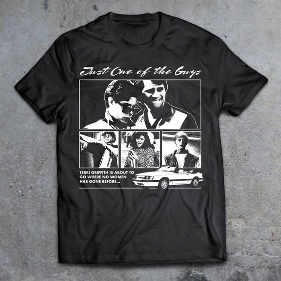 Karla_Perez Tops - Just One Of The Guys 1985 Teen Comedy T-Shirt